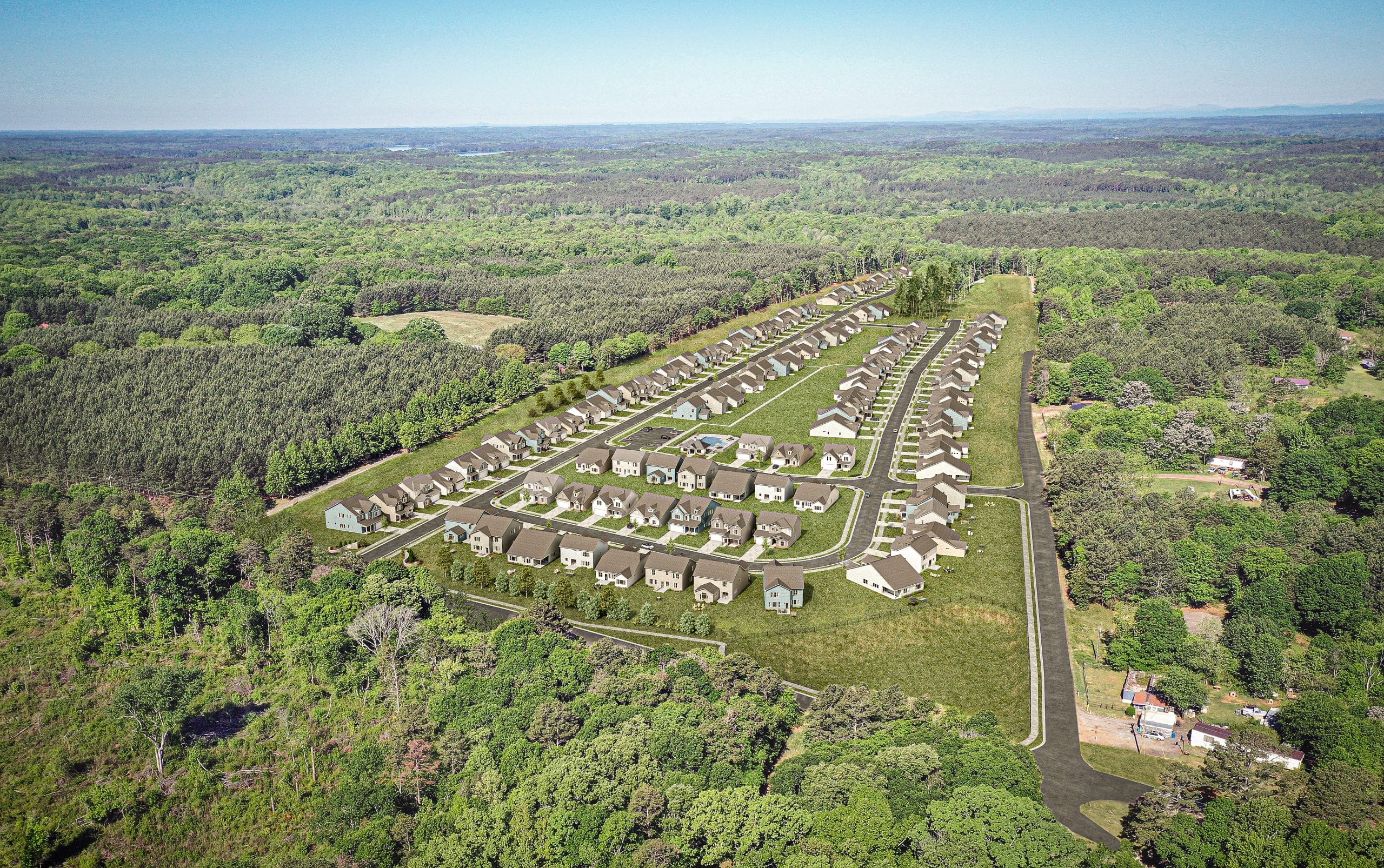 Empire Communities NC - Sunrise in Pendleton- Composite Birdseye Ren
